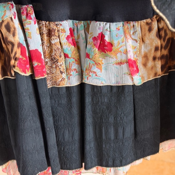 Vintage Roberto Cavalli FREAKY Black and Floral Skirt - Picture 7 of 16